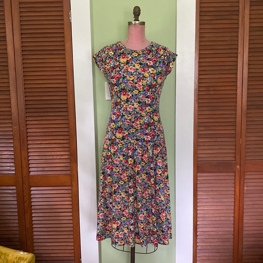 90s Drop Waist Dress